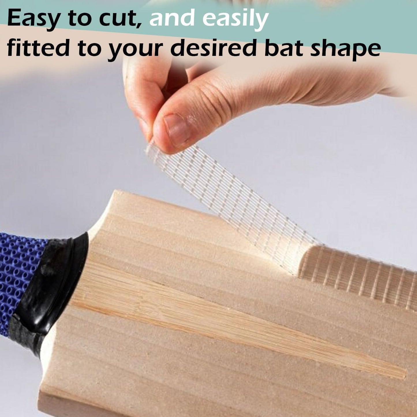 AYN Cricket Bat Anti Scuff Sheet Roll English Willow Fiber Tape Sports Accessories Protection | 50m- Pack of 1 Roll