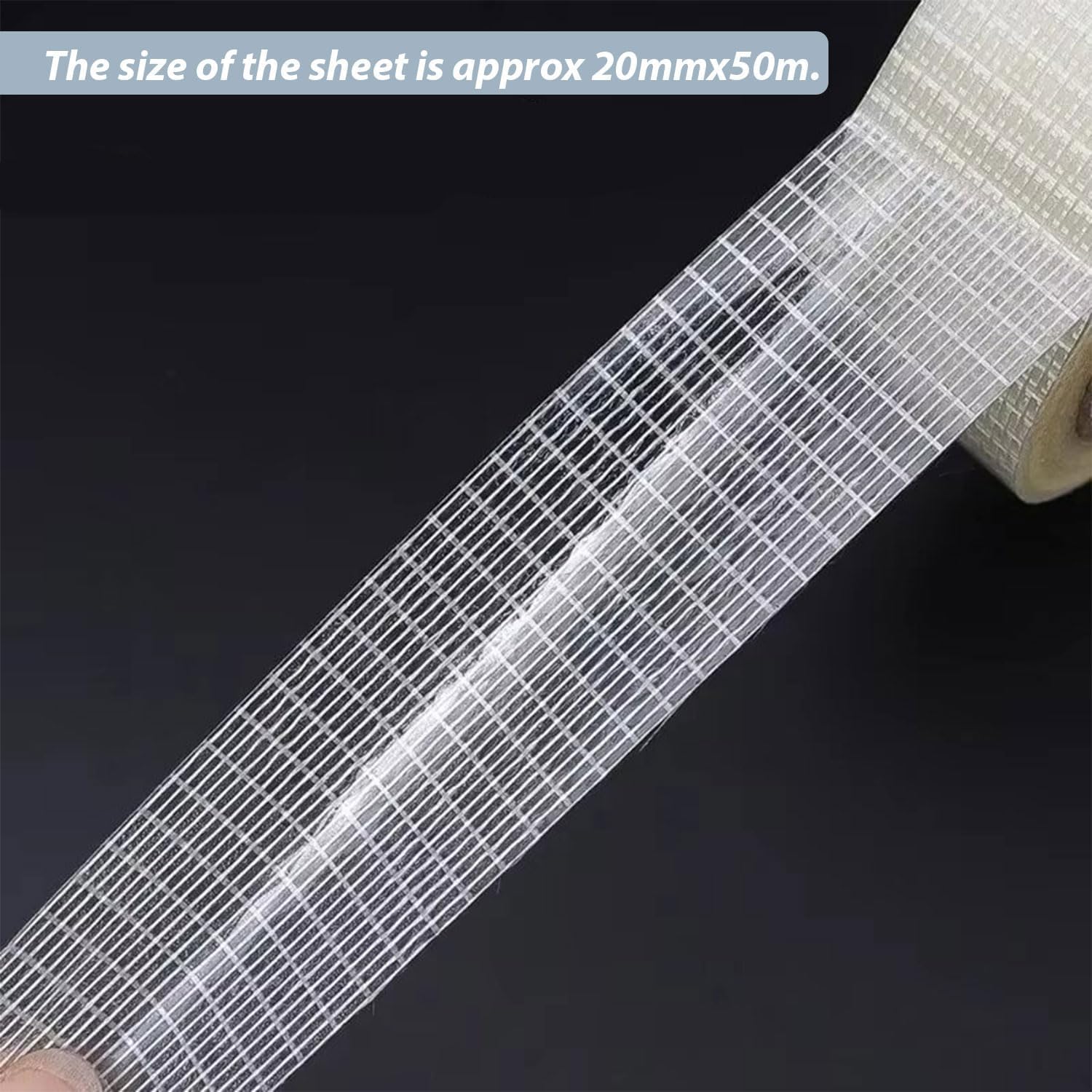 AYN Cricket Bat Anti Scuff Sheet Roll English Willow Fiber Tape Sports Accessories Protection | 50m- Pack of 1 Roll
