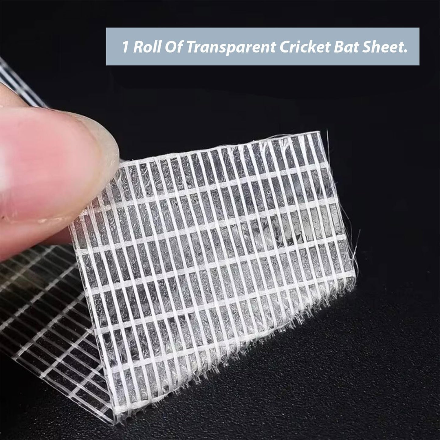 AYN Cricket Bat Anti Scuff Sheet Roll English Willow Fiber Tape Sports Accessories Protection | 50m- Pack of 1 Roll